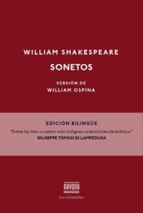 SONETOS WILLIAM SHAKESPEARE UNA VERSIÓN DE WILLIAM OSPINA