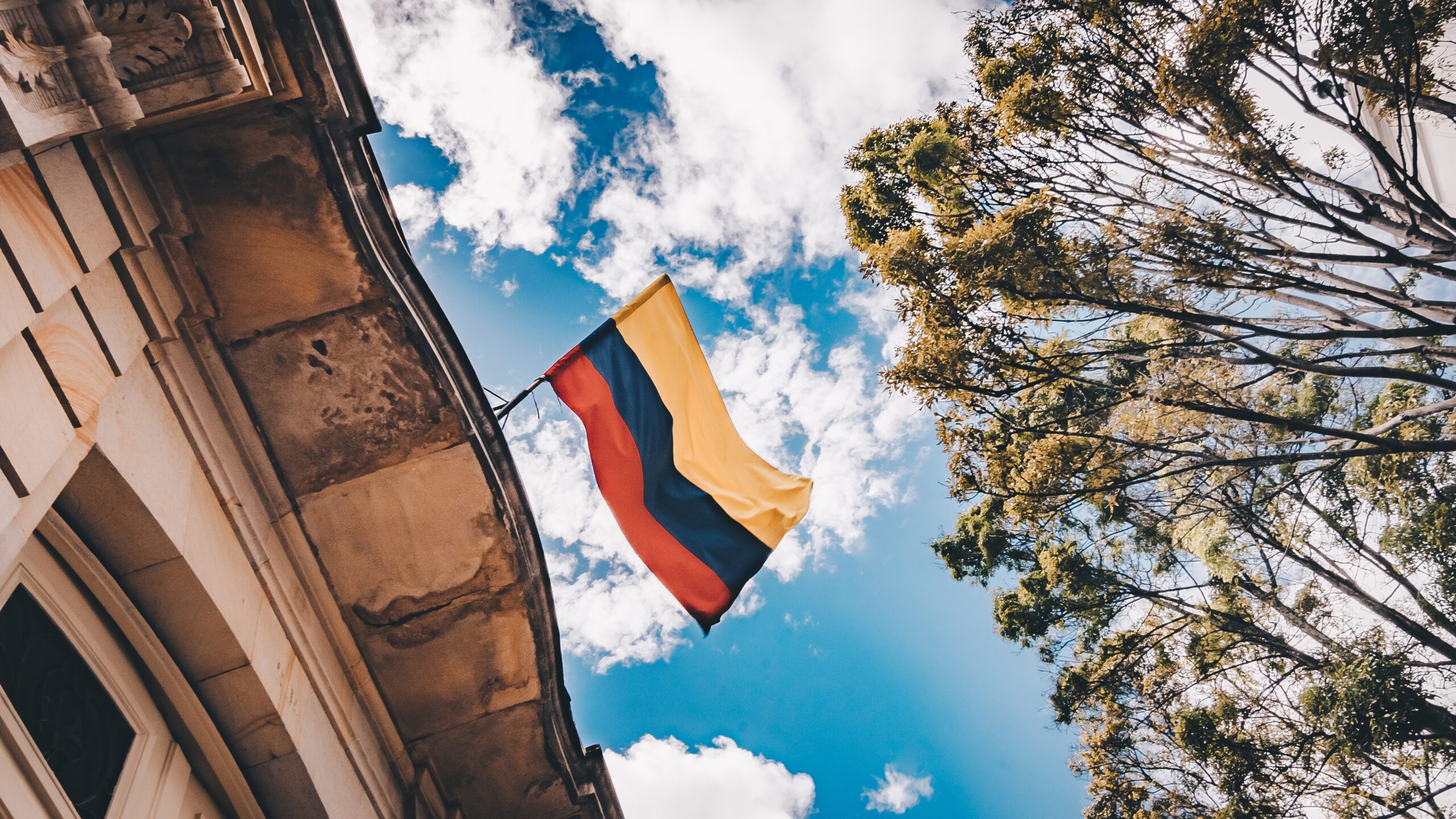 Foto bandera de Colombia